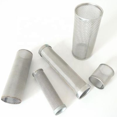 25 50 Micrones tubo de filtro de acero inoxidable filtro de malla de extensión personalizable