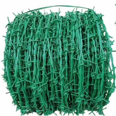 Rollo de alambre de púas galvanizado de alta calidad de 2,2 mm a 2,7 mm de malla de alambre de púas galvanizado de acero inoxidable