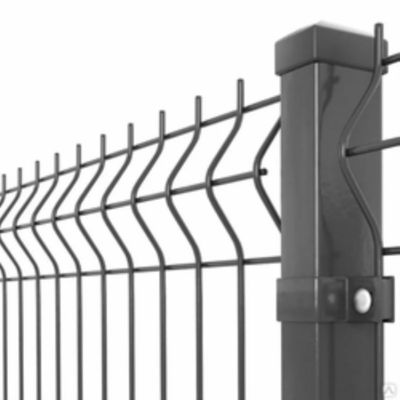Valla curva 3D galvanizada + recubierta en polvo con altura de 1,8 a 2,5 m para una seguridad exterior ecológica