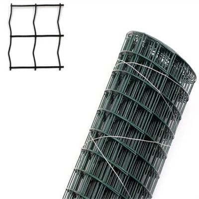5 a 50 m de longitud BWG12 PVC rollo de malla de alambre soldado para jaulas de conejos