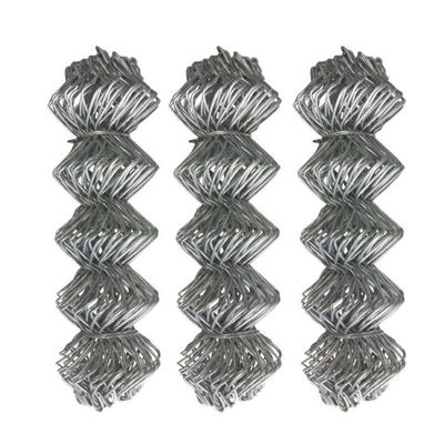 100 pies 50 pies 8 pies 6 pies Galvanizado Chain Link Recinto Rollos 2,0 mm Ciclón Recinto de malla