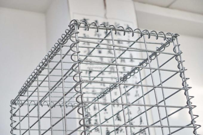 Anti&oacute;xido galvanizado en caliente en caja de gabi&oacute;n 3x1x1m resistencia al desgaste 3