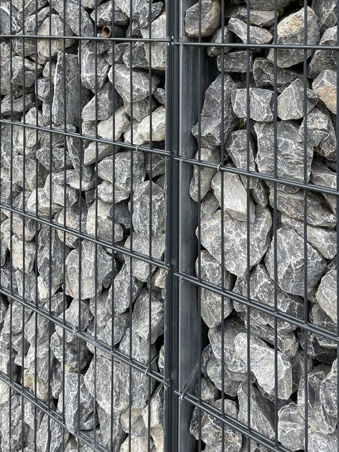 Anti&oacute;xido galvanizado en caliente en caja de gabi&oacute;n 3x1x1m resistencia al desgaste 11