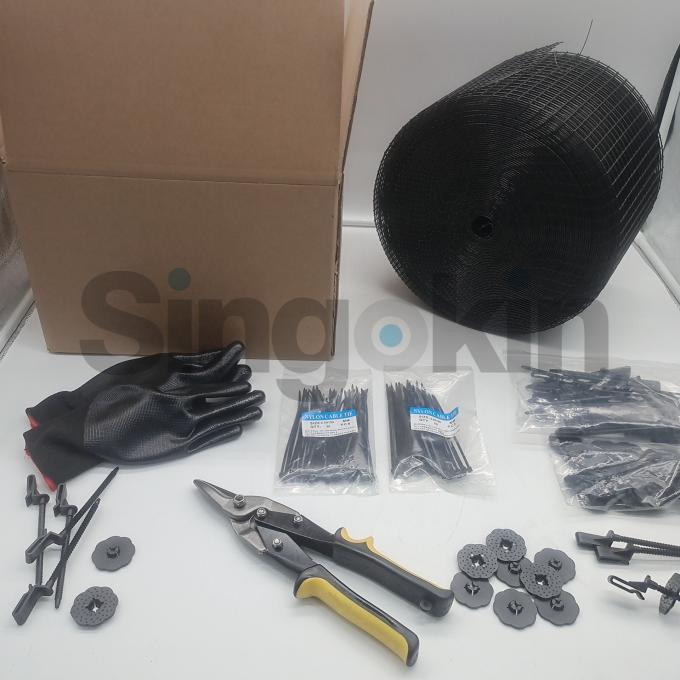 Pvc panel solar de malla soldada para p&aacute;jaros kit de protecci&oacute;n contra alambre prueba de paloma red para panel solar 5
