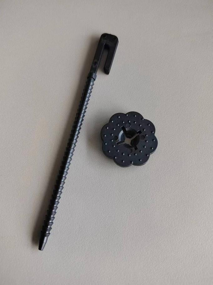 1/2 Rejilla de alambre soldado con revestimiento de vinilo negro 6