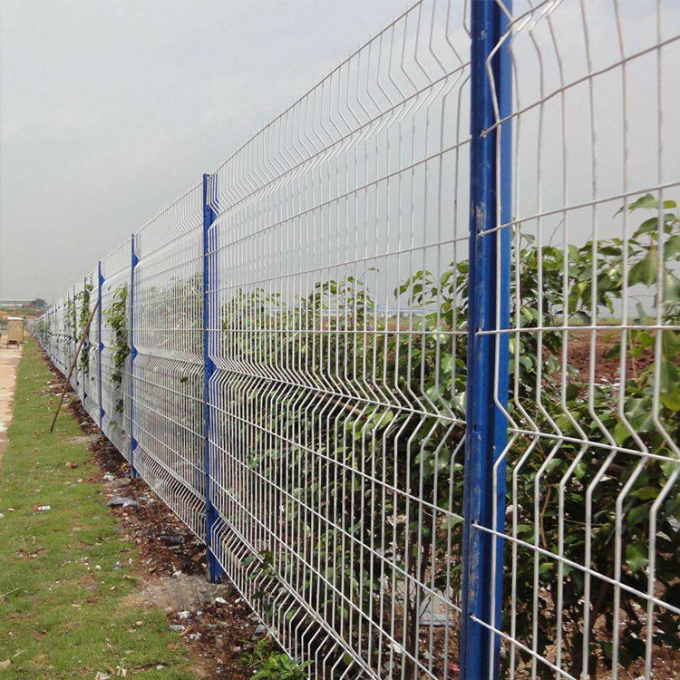 Anping shengxiang fencing factory 3d welded curved fence for garden fence