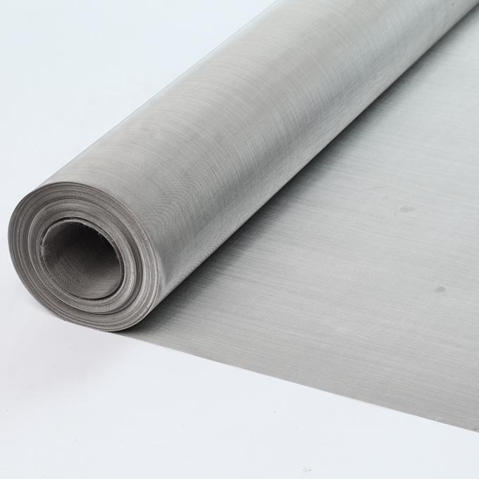 304 316 316L Acero inoxidable malla de alambre tejido de tejido plano resistente al alcalino 4