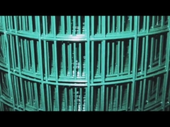 Materiales de construcción en polvo recubierto de 25 mmx25 mm de PVC verde malla de alambre soldada